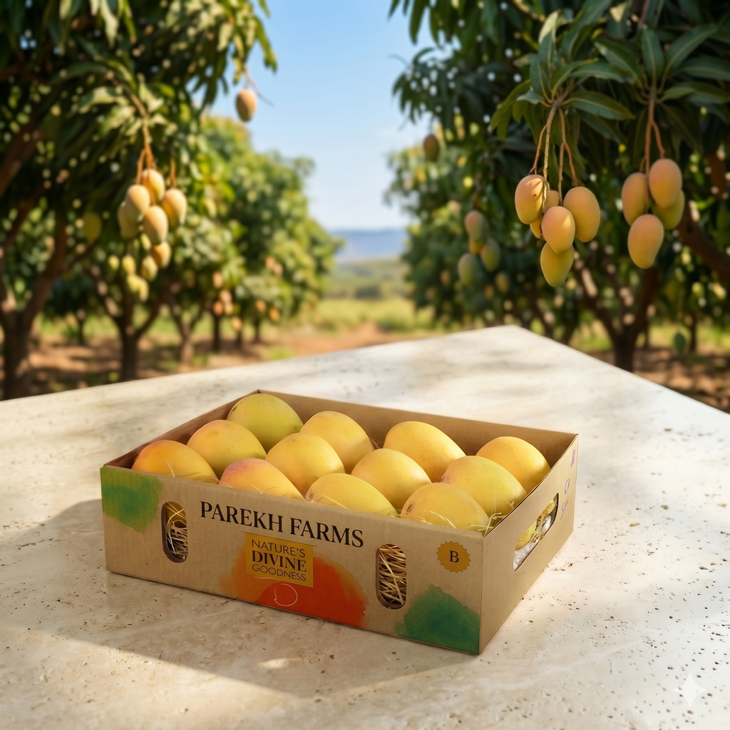 Kesar Mangoes - Box of 12 Mangoes