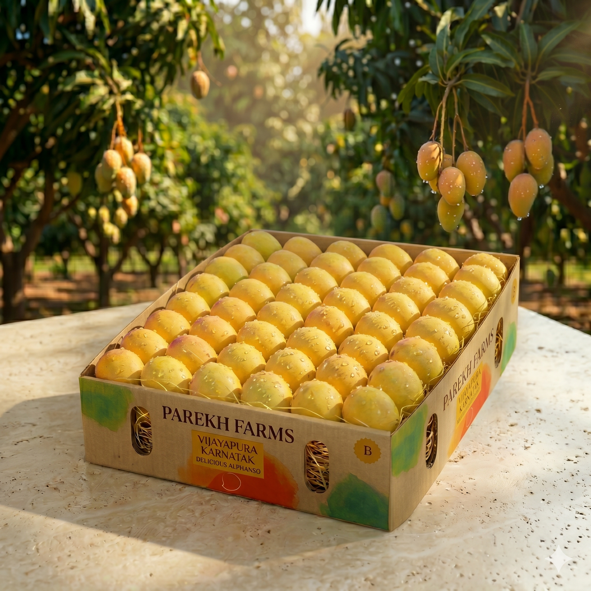 Kesar Mangoes - Box of 60 Mangoes